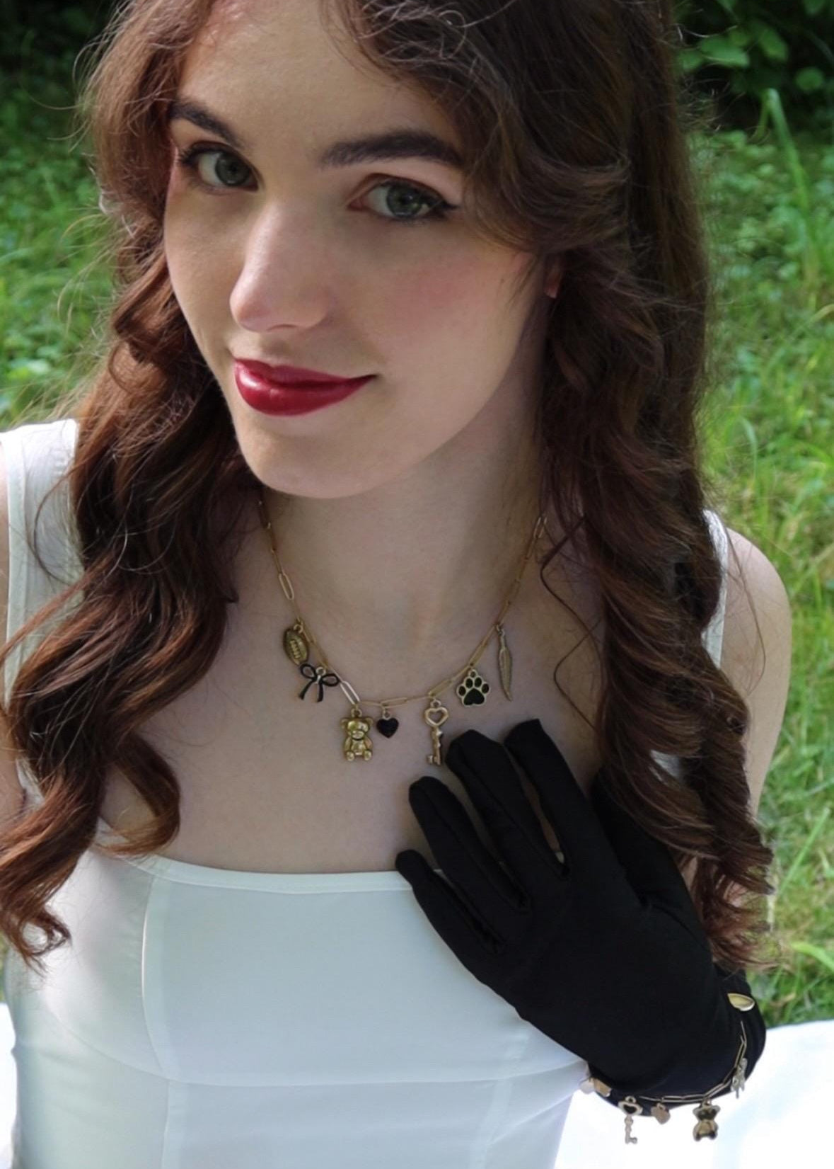 Collier à charms "TTPD" (Xoxo Jewels Version)