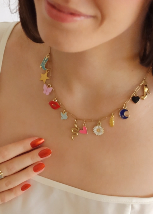 Collier à charms "Eras" (Xoxo Jewels Version)