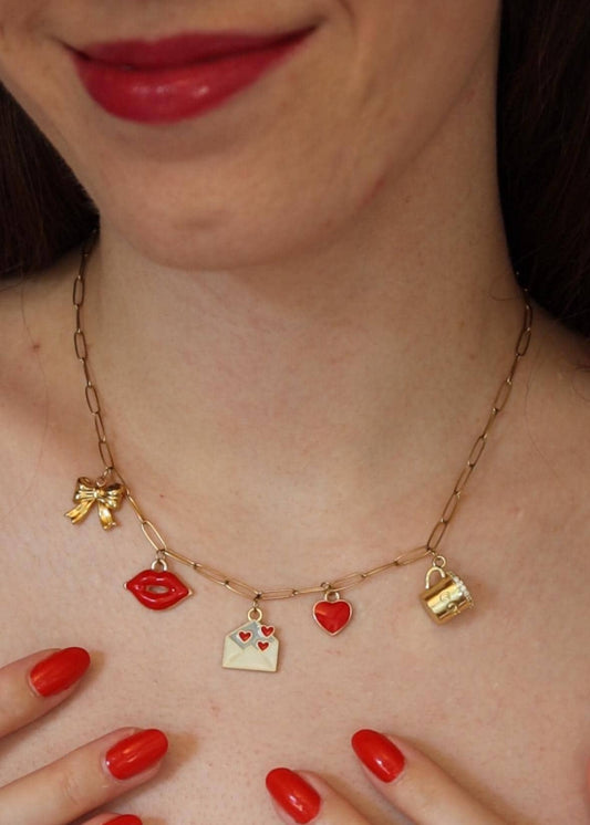 Collier à charms "Sabrina"