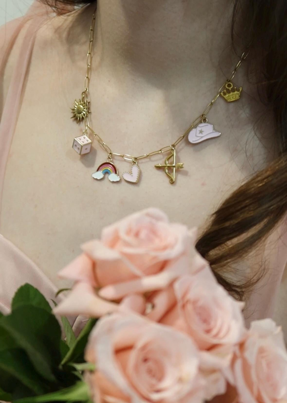 Collier à charms "Lover" (Xoxo Jewels Version)