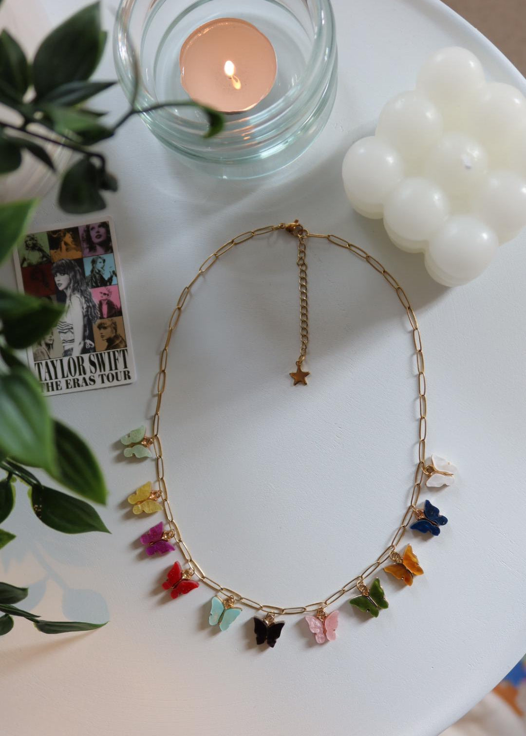 Collier à charms "Eras" (Butterflies Version) (Xoxo Jewels Version)