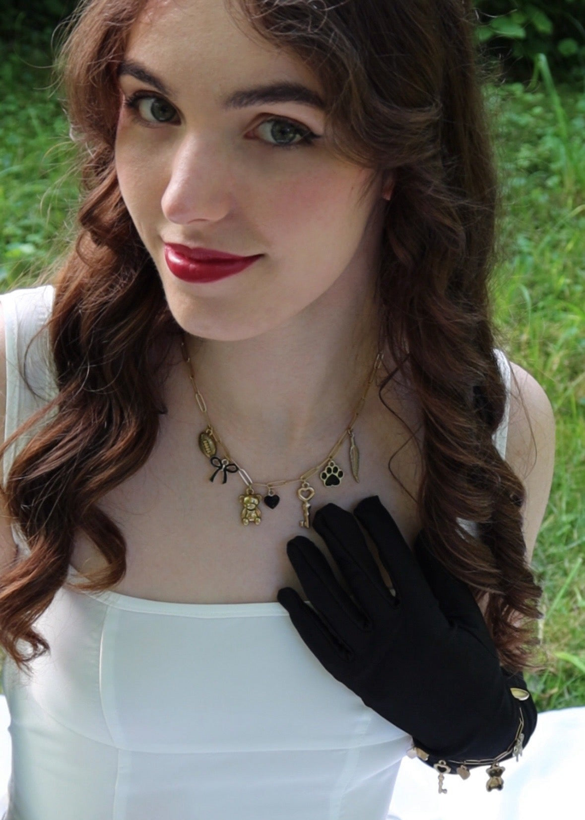 Lot collier et bracelet à charms "TTPD" (Xoxo Jewels Version)