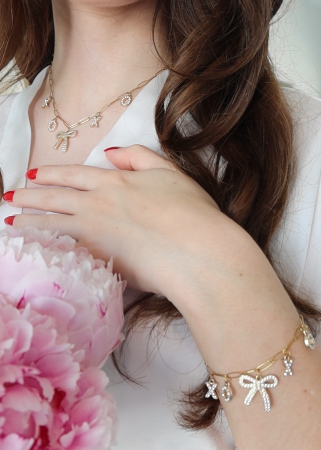 Bracelet à charms XOXO