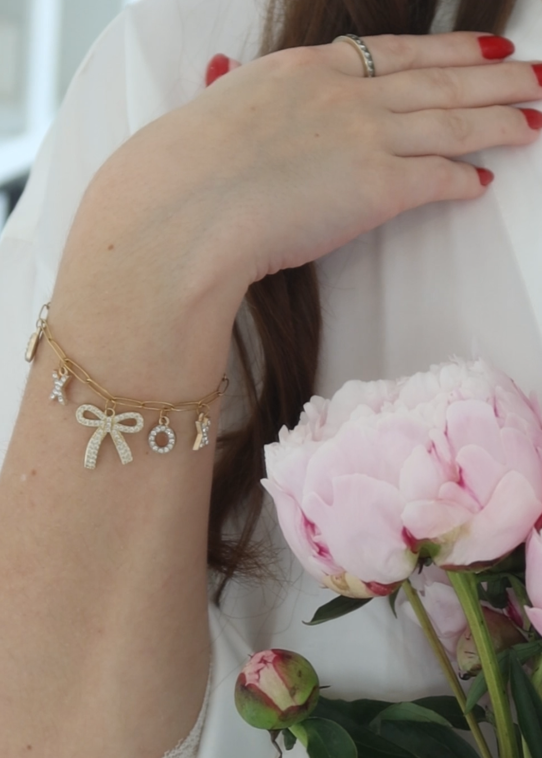 Bracelet à charms XOXO