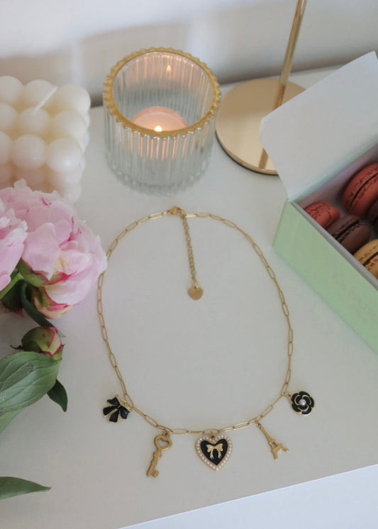 Collier doré à charms Blair