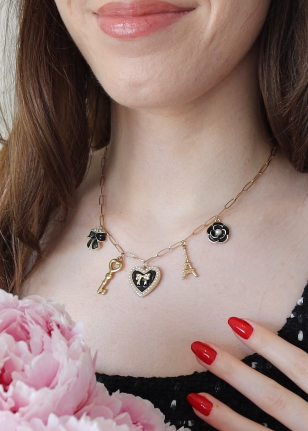 Collier doré à charms Blair