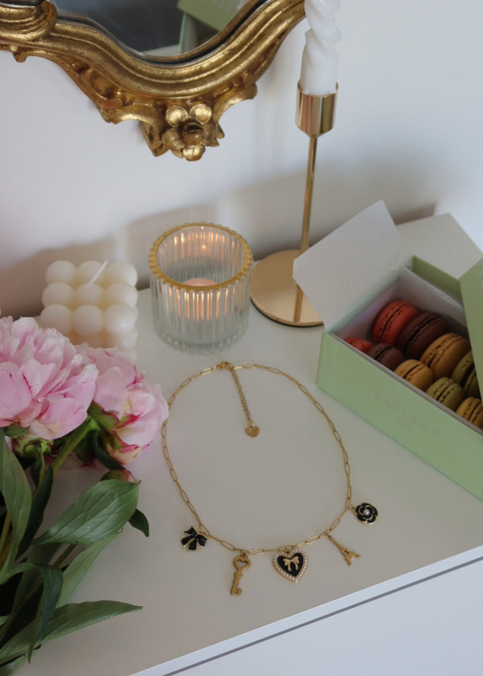 Collier doré à charms Blair