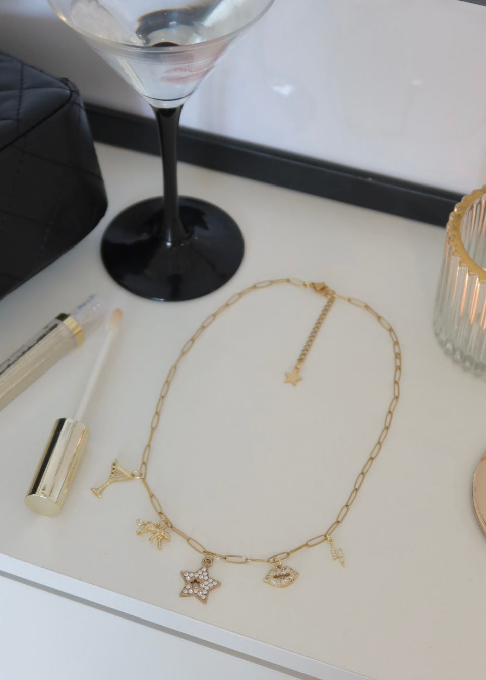 Collier à charms Serena