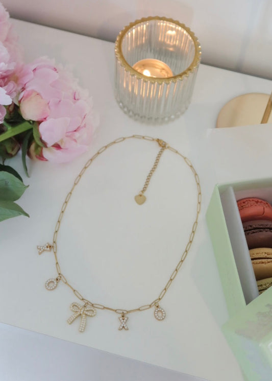 Collier à charms XOXO