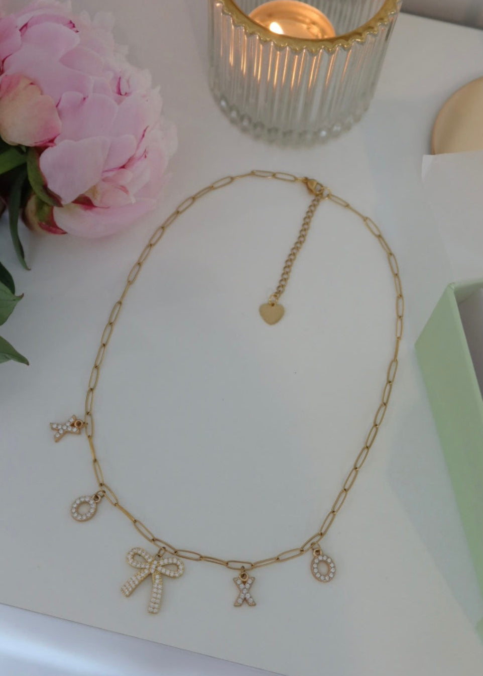 Collier à charms XOXO