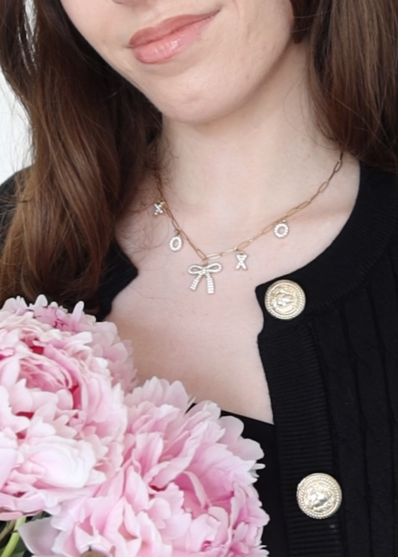 Collier à charms XOXO