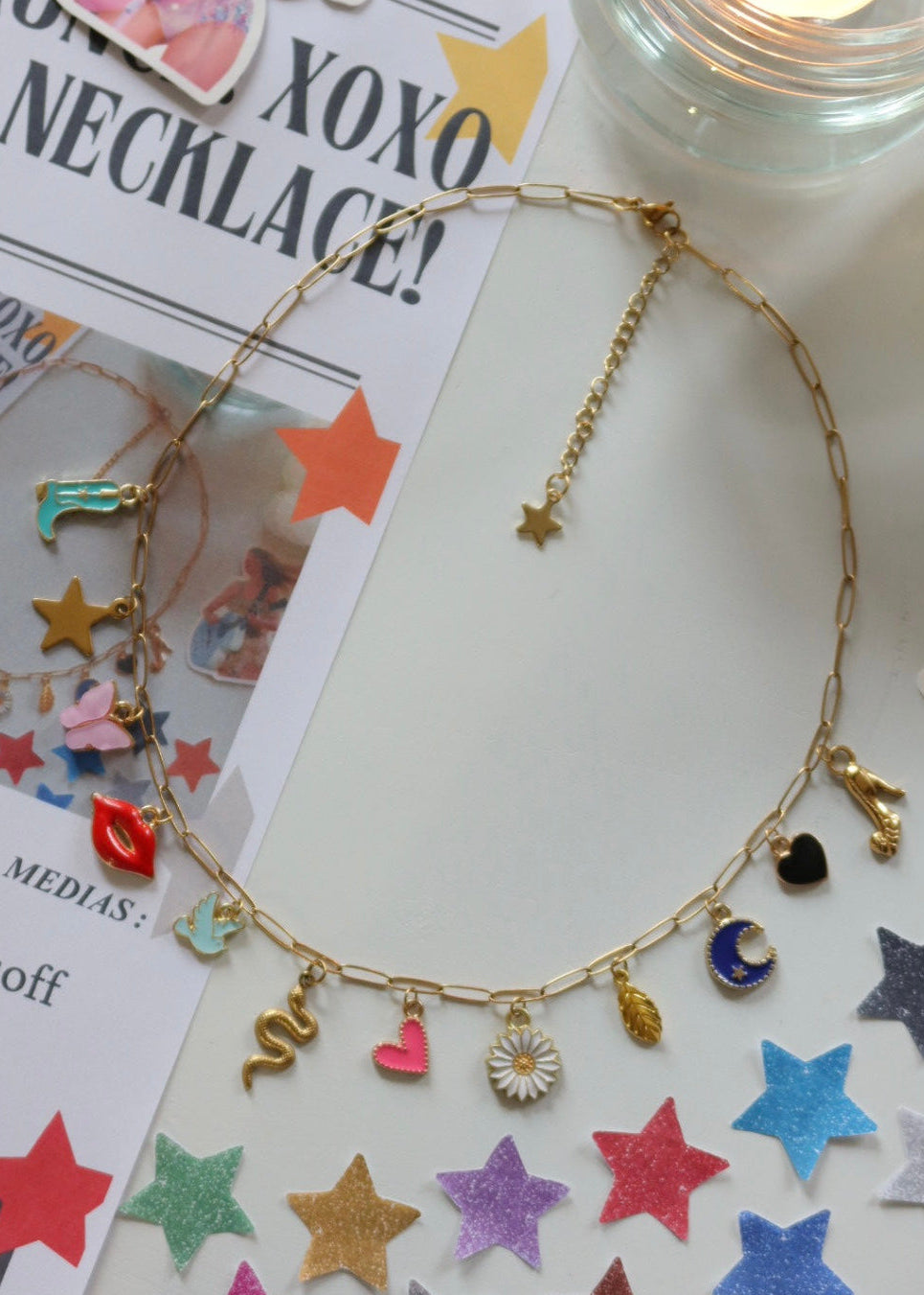 Collier à charms "Eras" (Xoxo Jewels Version)