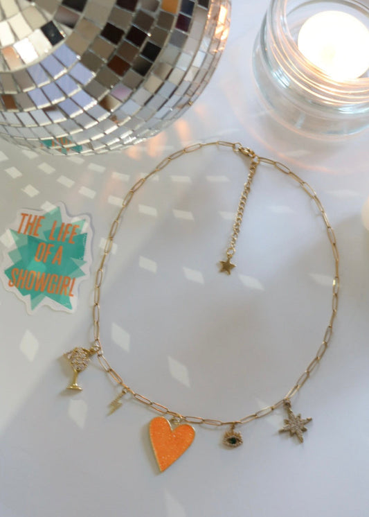 Collier à charms "Showgirl" (Xoxo Jewels Version)