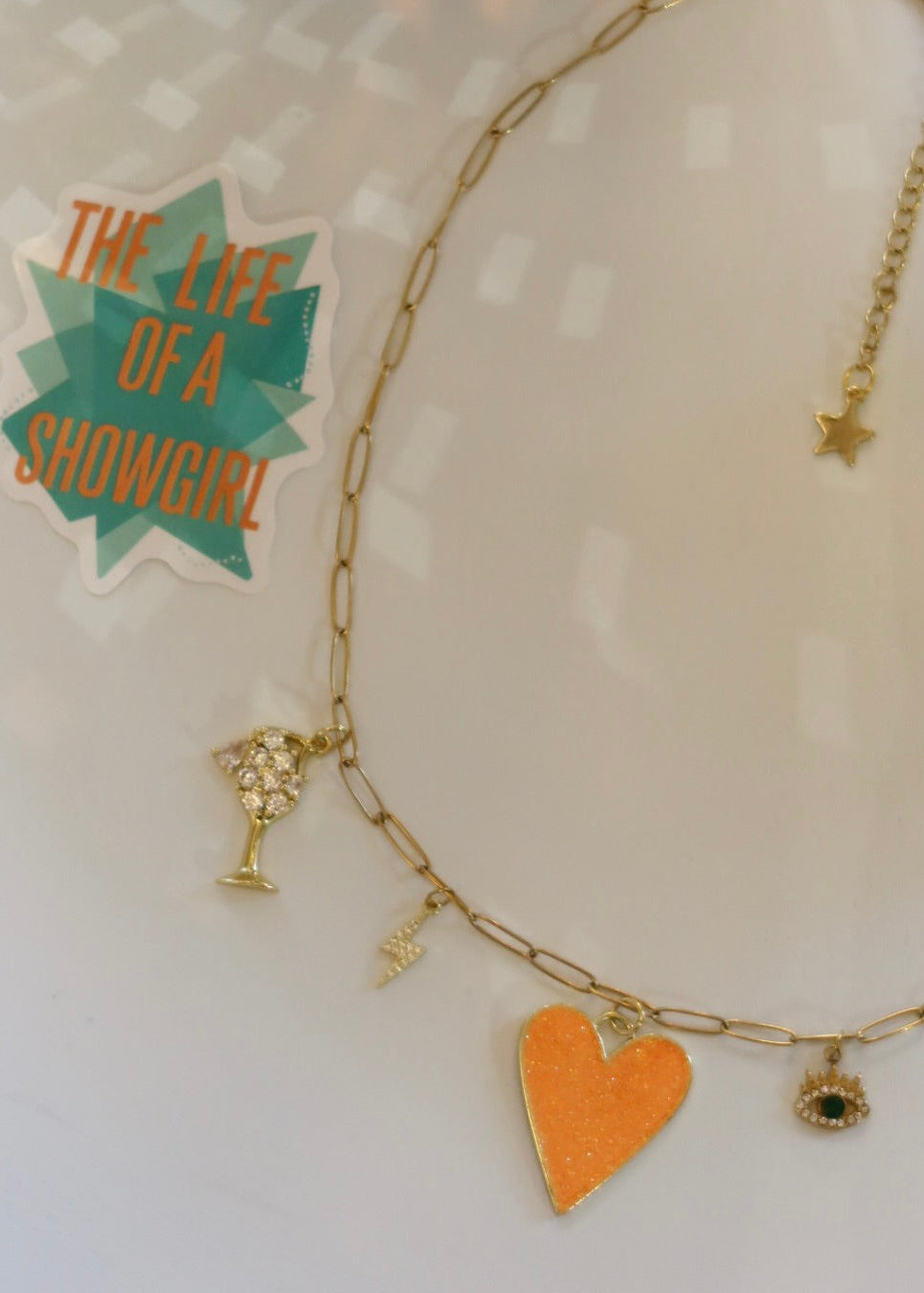 Collier à charms "Showgirl" (Xoxo Jewels Version)