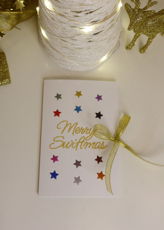 Carte de voeux "Merry Swiftmas"