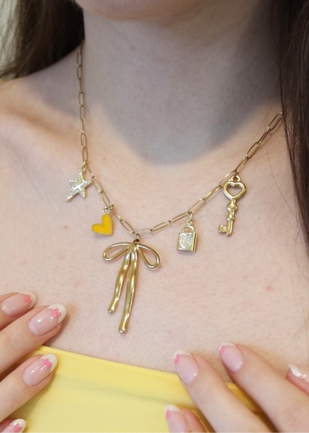 Collier à charms "Gracie"