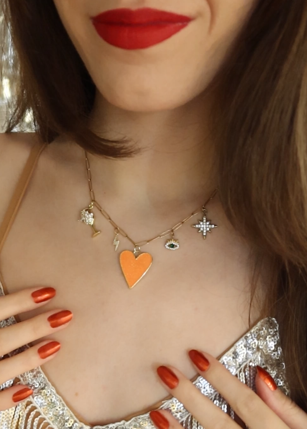Collier à charms "Showgirl" (Xoxo Jewels Version)