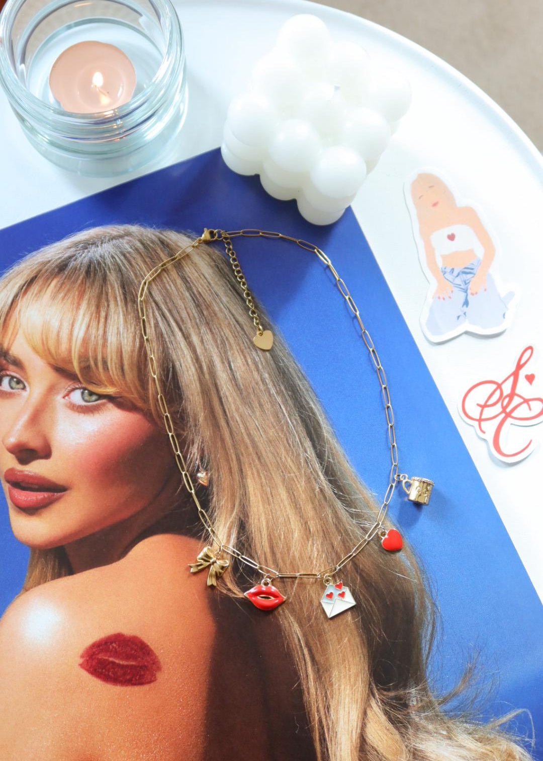 Collier à charms "Sabrina"