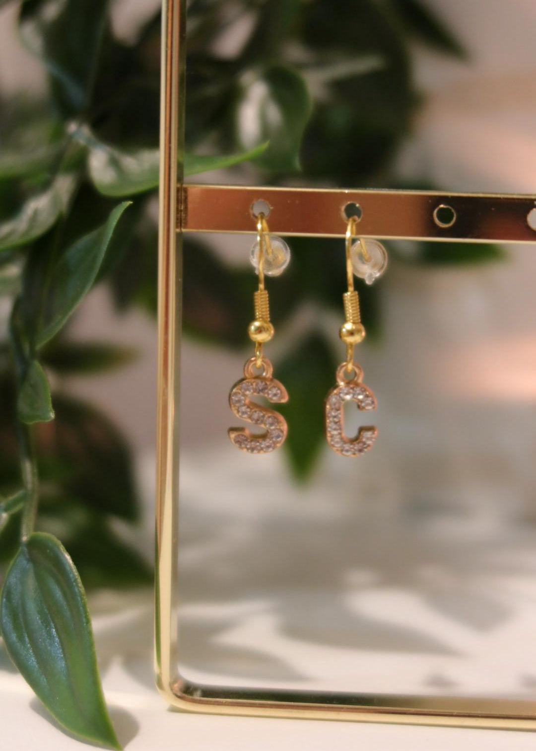 Boucles d'oreilles "SC"