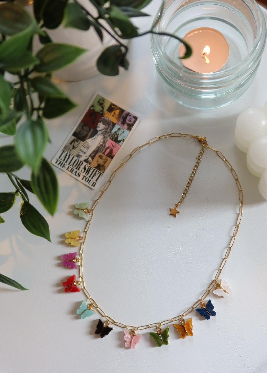 Collier à charms "Eras" (Butterflies Version) (Xoxo Jewels Version)