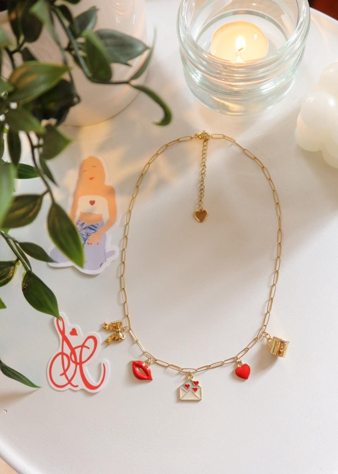 Collier à charms "Sabrina"