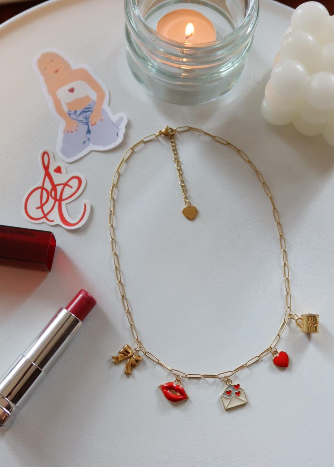 Collier à charms "Sabrina"